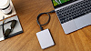 Внешний жесткий диск LaCie Mobile Drive (STHG1000400) 1Tb USB 3.1 Type C (Moon Silver) купить в интернет-магазине icover