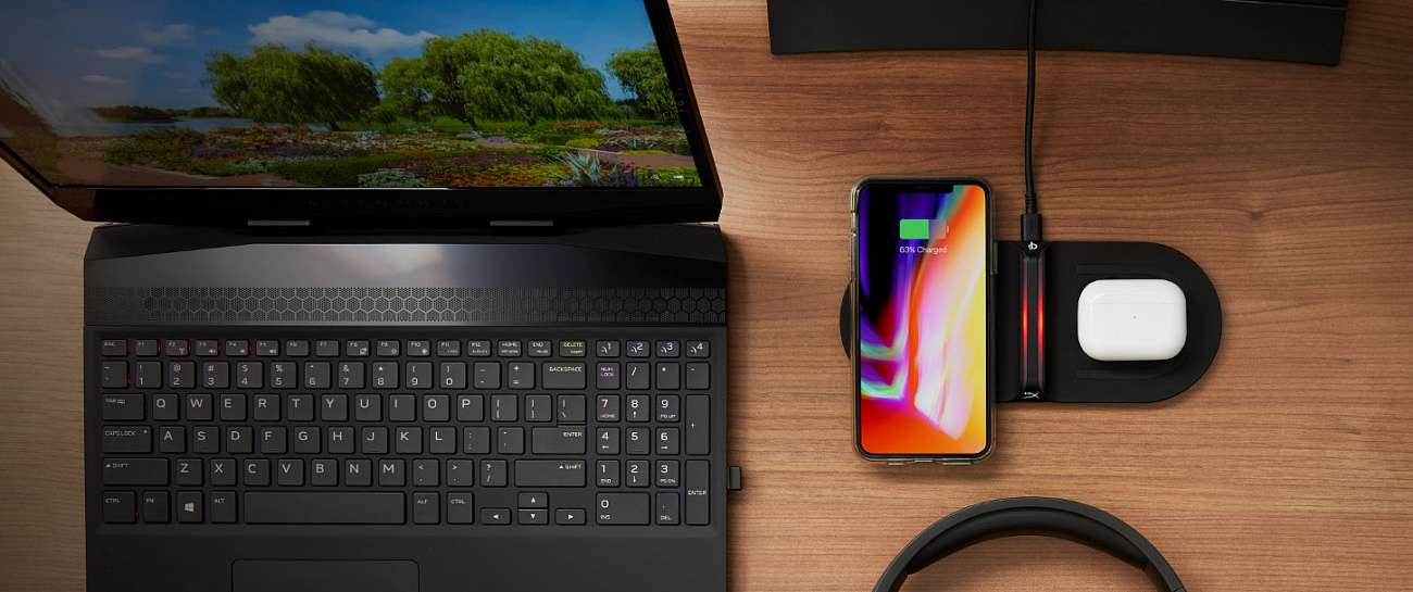 Беспроводная зарядная станция HyperX ChargePlay Base Qi (HX-CPBS-C) купить в интернет-магазине icover