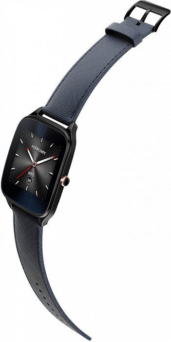 Смарт-часы Asus ZenWatch 2 (WI501Q(BQC)-2LBLU0014) Sparrow + Leather Strap Blue купить в интернет-магазине icover