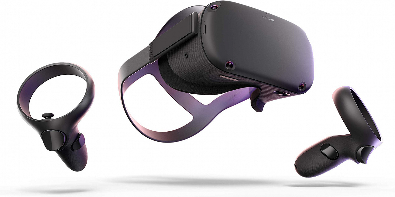 Очки виртуальной реальности Oculus Quest 64 Gb (Black) купить в интернет-магазине icover