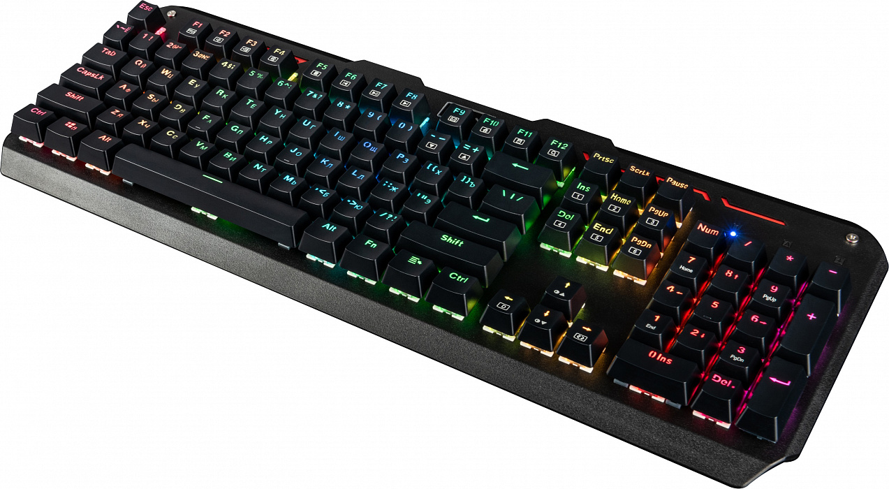 Игровая клавиатура Modecom Volcano Hammer RGB Outemu Red Switch K-MC-HAMMER-U-RED-RGB-RU (Black) купить в интернет-магазине icover