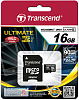 Карта памяти с адаптером Transcend microSDHC Class 10 UHS-I 600x 16Gb TS16GUSDHC10U1 (Black) купить в интернет-магазине icover