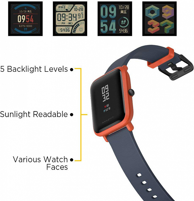 Умные часы Xiaomi Amazfit Bip UYG4022RT (Cinnabar Red) купить в интернет-магазине icover