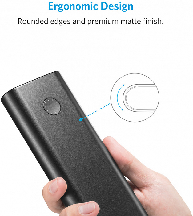 Внешний аккумулятор Anker PowerCore+ 20100 mAh A1371Z11 (Black) купить в интернет-магазине icover
