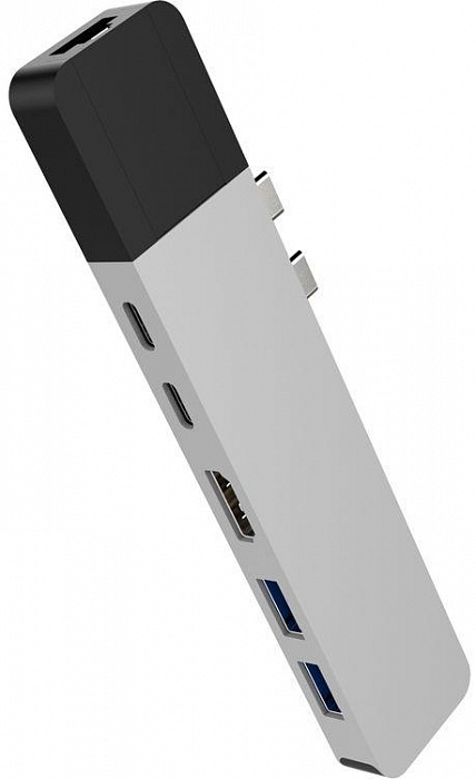 USB-хаб HyperDrive NET 6-in-2 для MacBook Pro 13/15 (Silver) купить в интернет-магазине icover