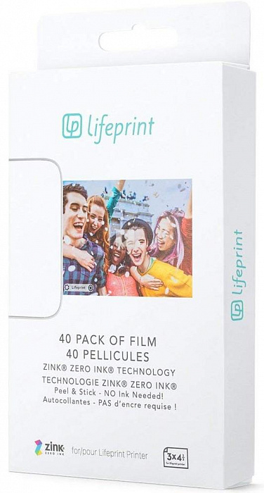 Фотобумага Lifeprint Photo Paper PH31 40pcs (White) купить в интернет-магазине icover