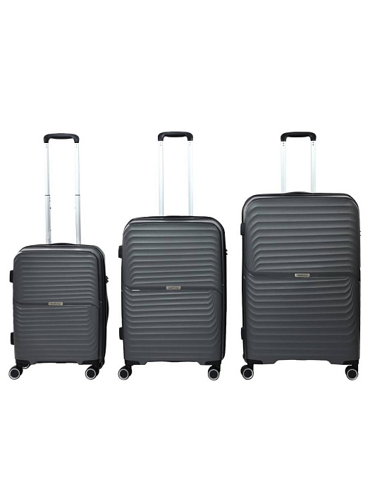 Комплект чемоданов Ridberg Business L+M+S (Grey) купить в интернет-магазине icover