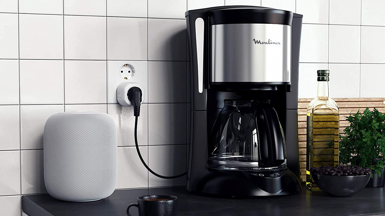 Умная розетка Satechi Smart Outlet Apple HomeKit (ST-HK10AW-EU) купить в интернет-магазине icover