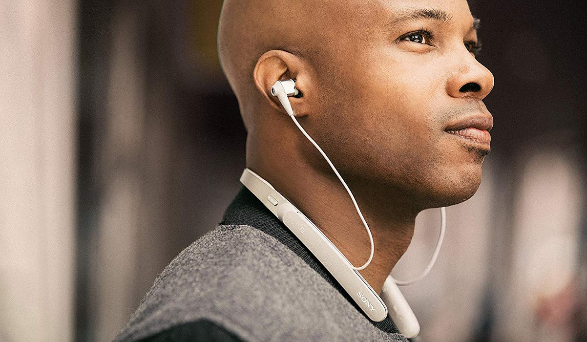 Беспроводные наушники Sony WI-1000X (Gold) купить в интернет-магазине icover