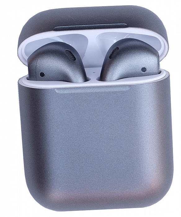 Беспроводные наушники Apple AirPods Color (Space gray) купить в интернет-магазине icover
