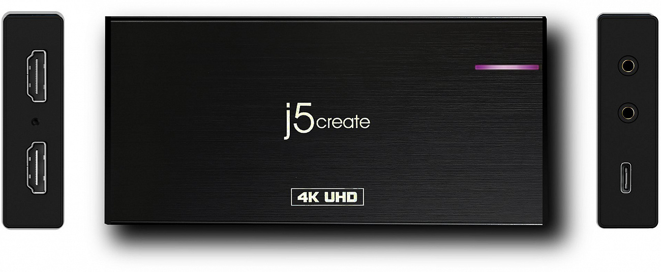 Внешняя карта видеозахвата j5create Game Capture Station HDMI to USB-C (JVA04) купить в интернет-магазине icover