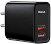 Сетевое зарядное устройство Baseus Speed Dual USB-A CCFS-E01 (Black) купить в интернет-магазине icover