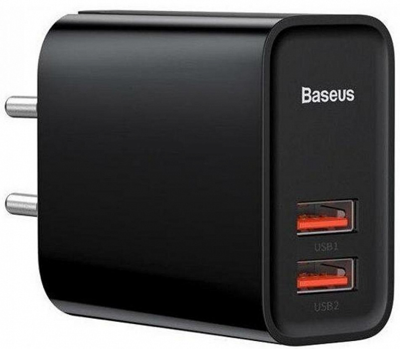 Сетевое зарядное устройство Baseus Speed Dual USB-A CCFS-E01 (Black) купить в интернет-магазине icover