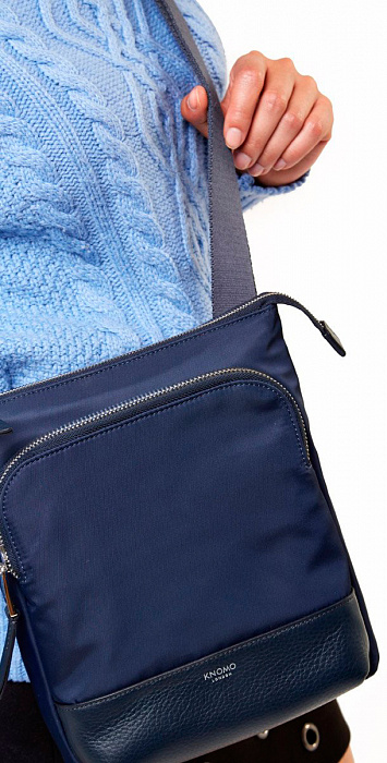 Сумка Knomo Carrington (119-306-BSN) для планшета 10" (Dark Navy) купить в интернет-магазине icover