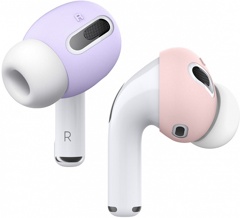 Чехол Elago Ear Tips (EAPP-PADSM-PKLV) для AirPods Pro (Pink/Lavender) купить в интернет-магазине icover