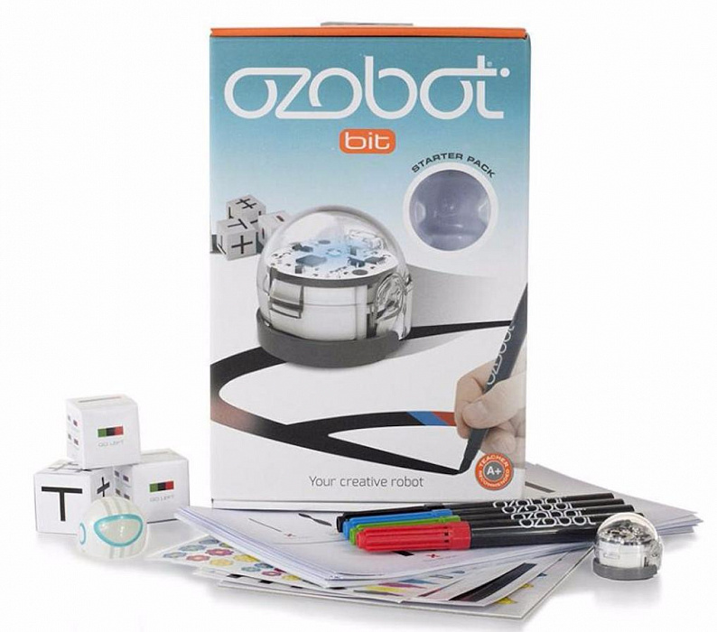Робот Ozobot Bit Starter Pack OZO-040301-04 (Crystal White) купить в интернет-магазине icover