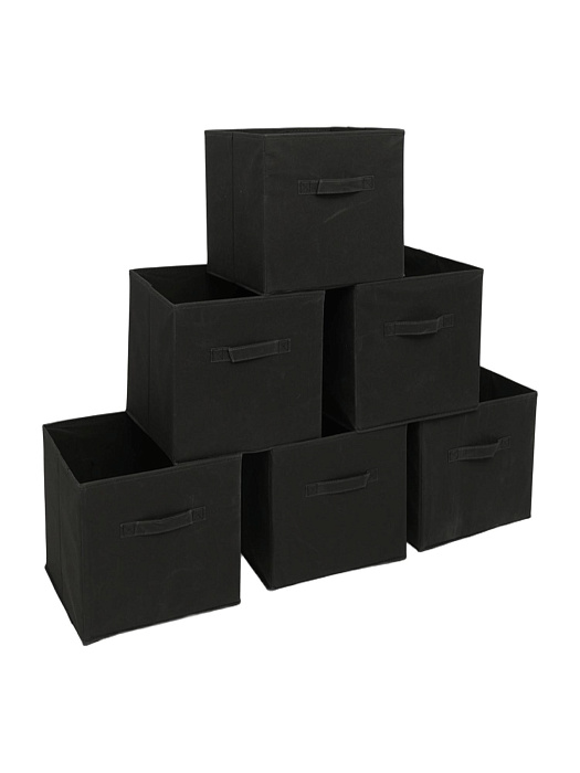 Набор коробок для хранения Ridberg 6 шт (Black) купить в интернет-магазине icover