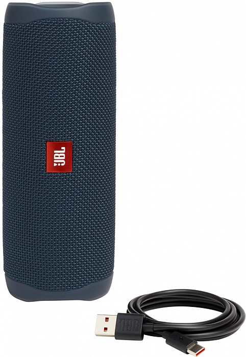 Портативная акустика JBL Flip 5 JBLFLIP5BLU (Blue) купить в интернет-магазине icover