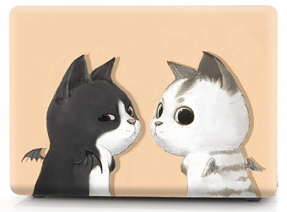 Накладка i-Blason Cover для MacBook Air 13 (Black White Cat) купить в интернет-магазине icover