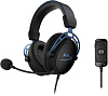Игровые наушники HyperX Cloud Alpha S HX-HSCAS-BL/WW (Black/Blue) купить в интернет-магазине icover