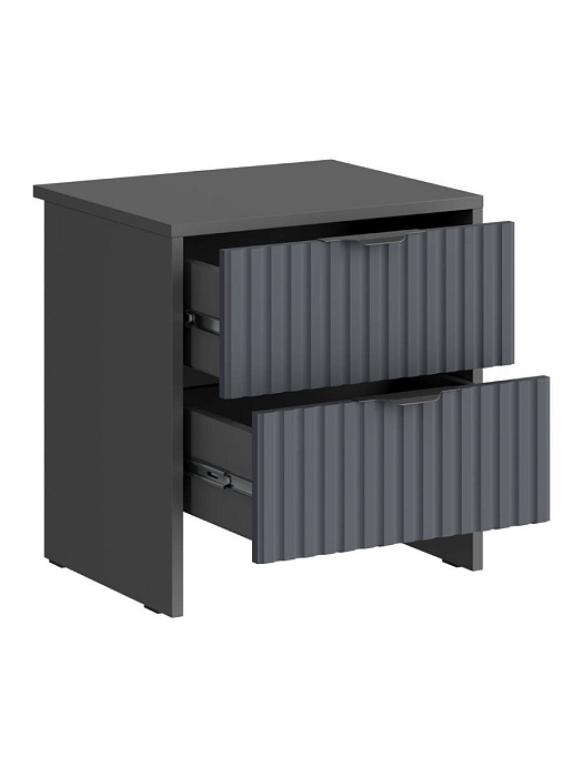 Тумба Ridberg LUGANO 2Я 2 шт. (Graphite Grey/Black) купить в интернет-магазине icover