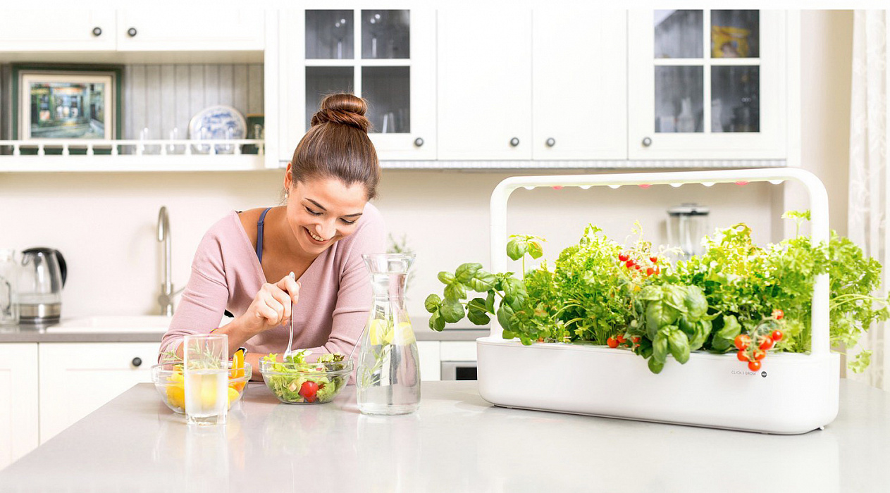 Умный сад Click & Grow Smart Garden 9 (White) купить в интернет-магазине icover