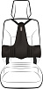 Корректор осанки Kulik Driver Help на автомобильное кресло (Black) купить в интернет-магазине icover
