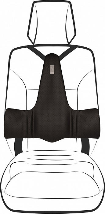 Корректор осанки Kulik Driver Help на автомобильное кресло (Black) купить в интернет-магазине icover