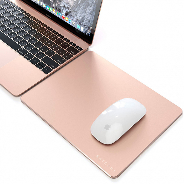 Коврик для мыши Satechi Aluminum ST-AMPADR (Rose Gold) купить в интернет-магазине icover