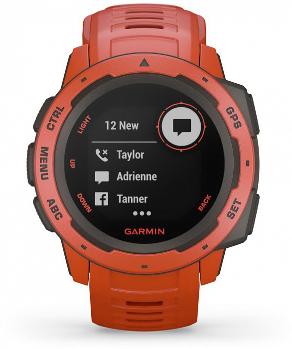 Умные часы Garmin Instinct 010-02064-02 (Flame Red) купить в интернет-магазине icover