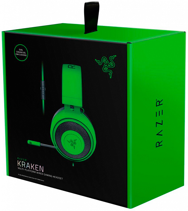 Игровая гарнитура Razer Kraken Multi-Platform RZ04-02830200-R3M1 (Green) купить в интернет-магазине icover