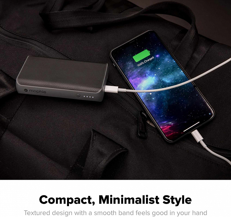 Внешний аккумулятор Mophie Powerstation PD XL (401101508) USB-C 10500 mAh (Black) купить в интернет-магазине icover