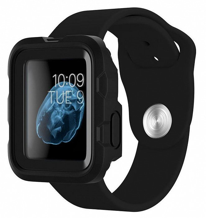 Griffin Survivor Tactical -  чехол для часов Apple Watch 42mm (Black) купить в интернет-магазине icover