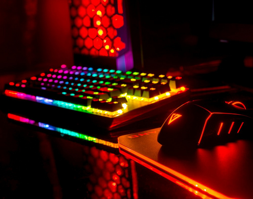 Игровая клавиатура Modecom Volcano Lanparty RGB Outemu Brown Switch K-MC-LANPARTY-U-RGB-BROWN-RU (Black) купить в интернет-магазине icover