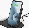 Беспроводное зарядное устройство Mophie Universal Wireless Charging Stand Plus (Black) купить в интернет-магазине icover