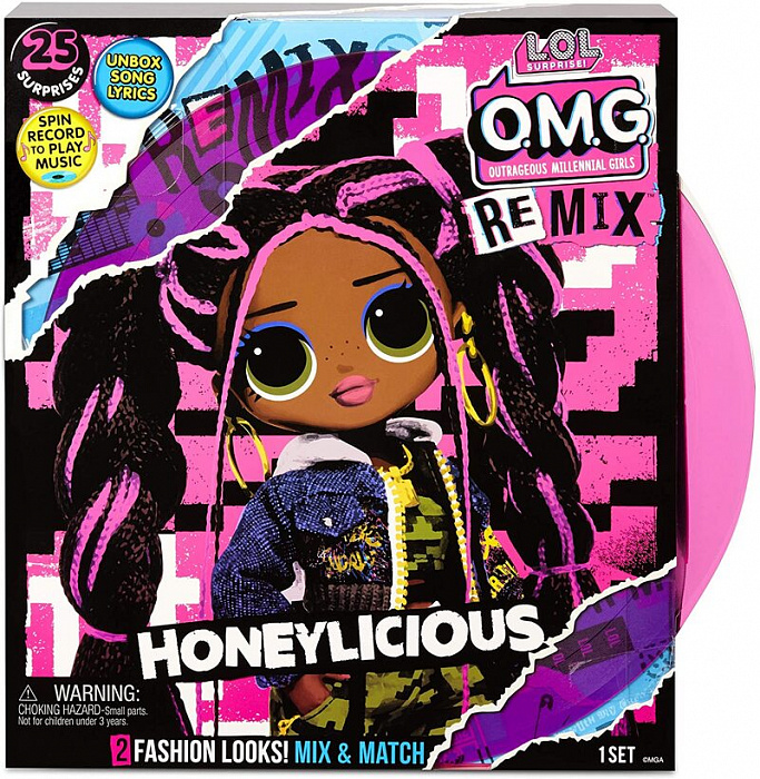 Кукла-сюрприз LOL OMG Remix Honeylicious (567264) купить в интернет-магазине icover