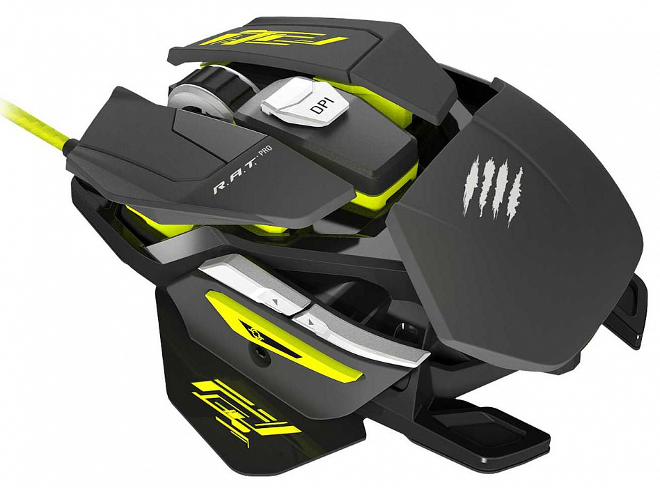 Mad Catz R.A.T.PRO S Gaming Mouse (MCB4372200A6/04/1) - лазерная мышь (Black) купить в интернет-магазине icover