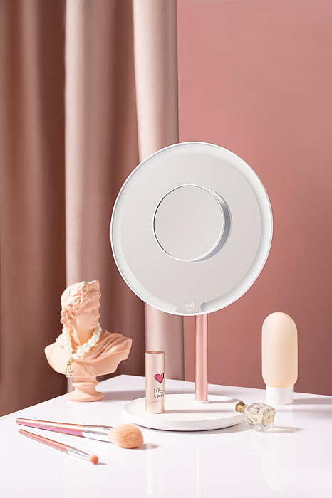 Косметическое зеркало Jordan & Judy Round multi-purpose NV532 (White/Pink) купить в интернет-магазине icover