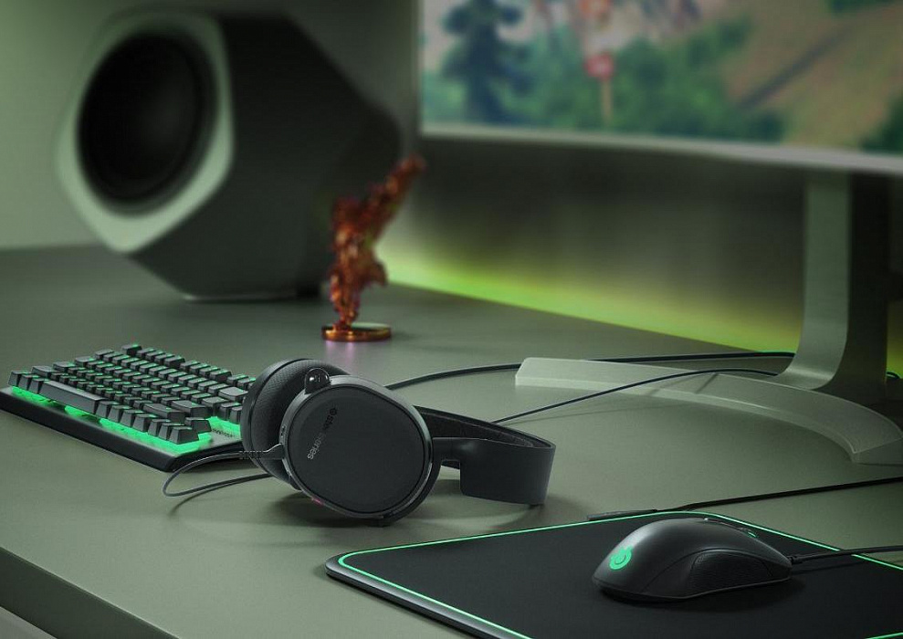 Наушники с микрофоном Steelseries Arctis 3 2019 Edition (Black) купить в интернет-магазине icover