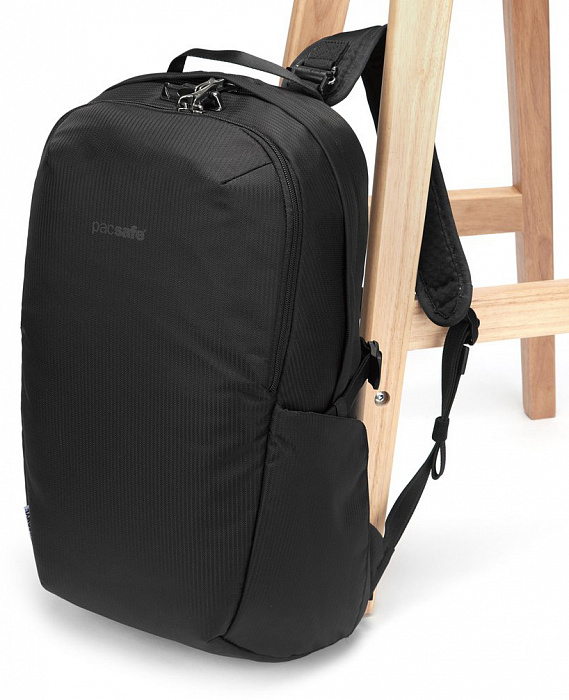 Рюкзак PacSafe Vibe 25 Econyl (40100138) для ноутбука 13" (Black) купить в интернет-магазине icover