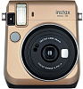 Фотокамера мгновенной печати Fujifilm Instax MINI 70 (Gold) купить в интернет-магазине icover