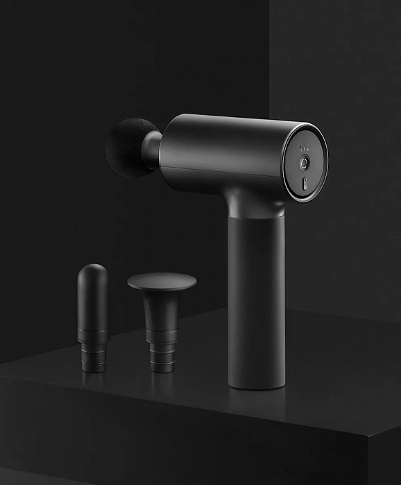 Перкуссионный массажер Xiaomi Mijia Fascia Gun MJJMQ01-ZJ (Black) купить в интернет-магазине icover