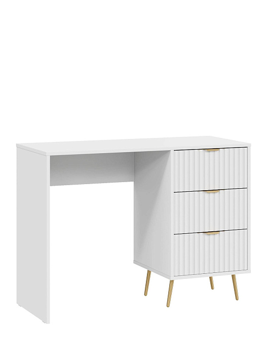 Стол письменный RIDBERG LUGANO 3Я (White/Gold) купить в интернет-магазине icover