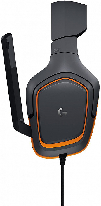 Игровая гарнитура Logitech G231 981-000627 (Black/Orange) купить в интернет-магазине icover