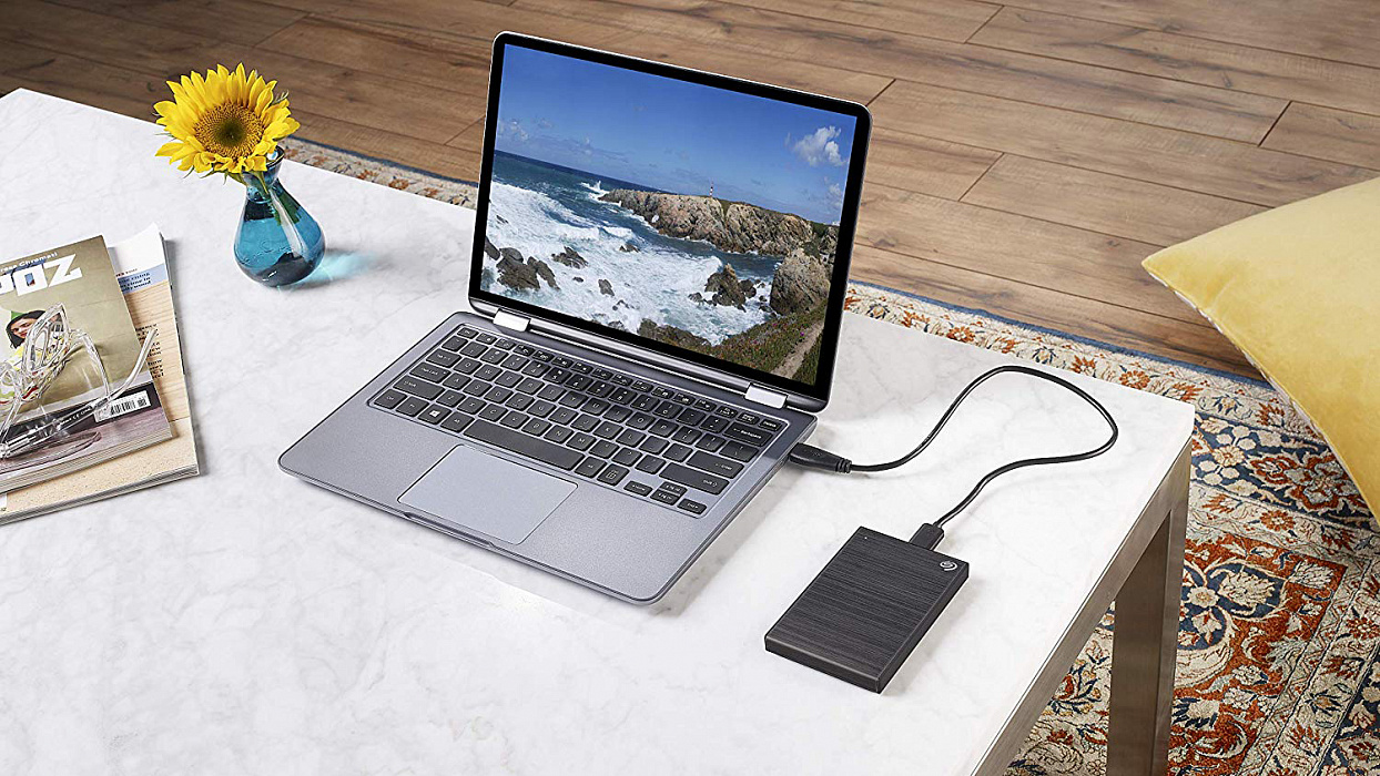 Внешний жесткий диск Seagate Backup Plus Slim 2.5" USB 3.0 2Tb HDD STHN2000400 (Black) купить в интернет-магазине icover