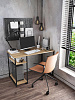 Стол письменный с полкой для ПК RIDBERG GILBERT (Oak/Black) купить в интернет-магазине icover
