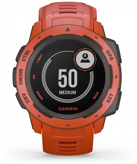Умные часы Garmin Instinct 010-02064-02 (Flame Red) купить в интернет-магазине icover