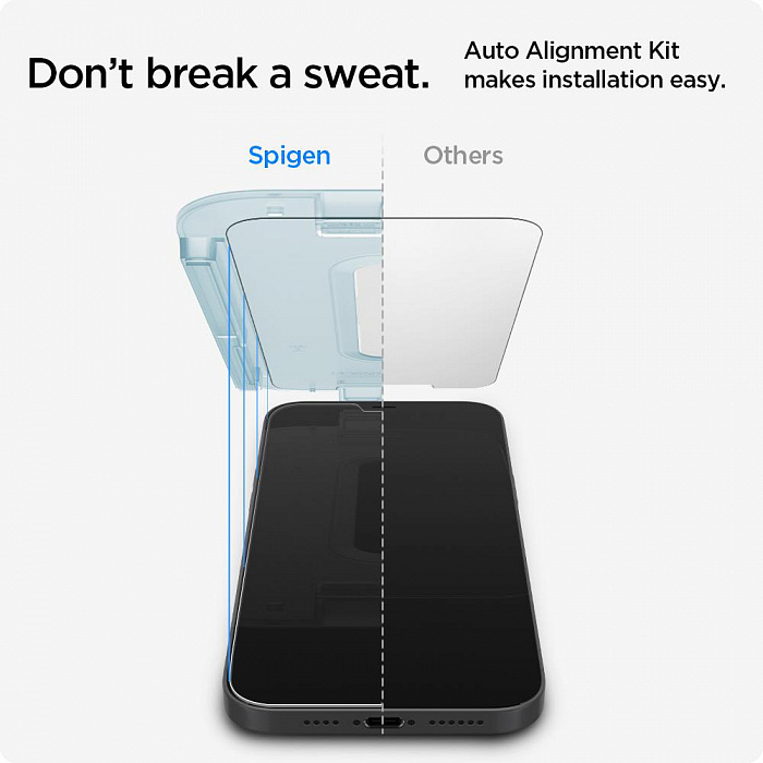 Защитное стекло Spigen Glas.tR EZ Fit 2 Pack (AGL01811) для iPhone 12 mini (Clear) купить в интернет-магазине icover