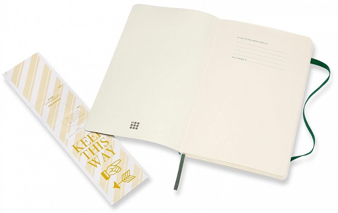 Блокнот 192 листов Moleskine (Green) купить в интернет-магазине icover