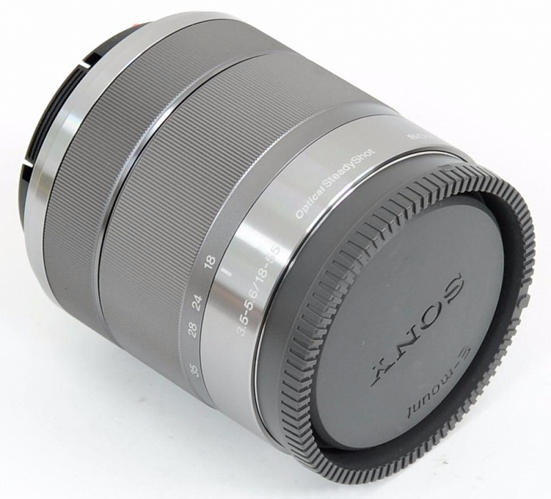 Sony 18-55mm f/3.5-5.6 E OSS (SEL-1855) - объектив  для Sony NEX (Silver) купить в интернет-магазине icover